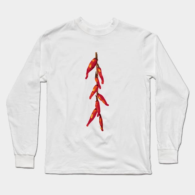 Red Chili Peppers Long Sleeve T-Shirt by DesignTree